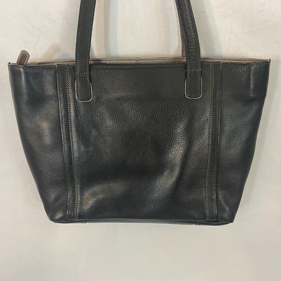 Derek Alexander Purse Shoulder Tote Bag Central Park Style CP8799 Black Leather - Picture 5 of 14